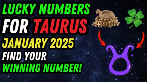 Taurus Winning Numbers Horoscope .